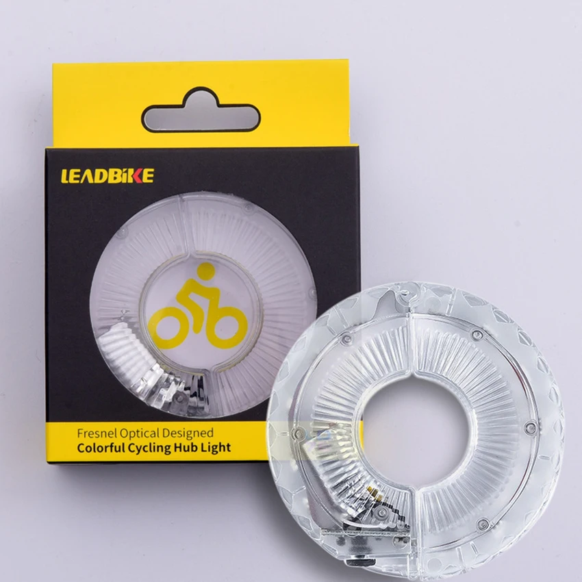 Bike Wheel Lights Bike Spoke Light with Batteries, 12 RGB LED Waterproof Bicycle Wheel Lights for Safe Cycling, Easy to Install