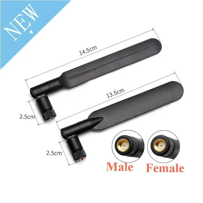 8dBi-antena SMA macho y hembra, enrutador inalámbrico WiFi para 4G/3G/GSM/GPRS/2G LTE 900mhz RP SMA