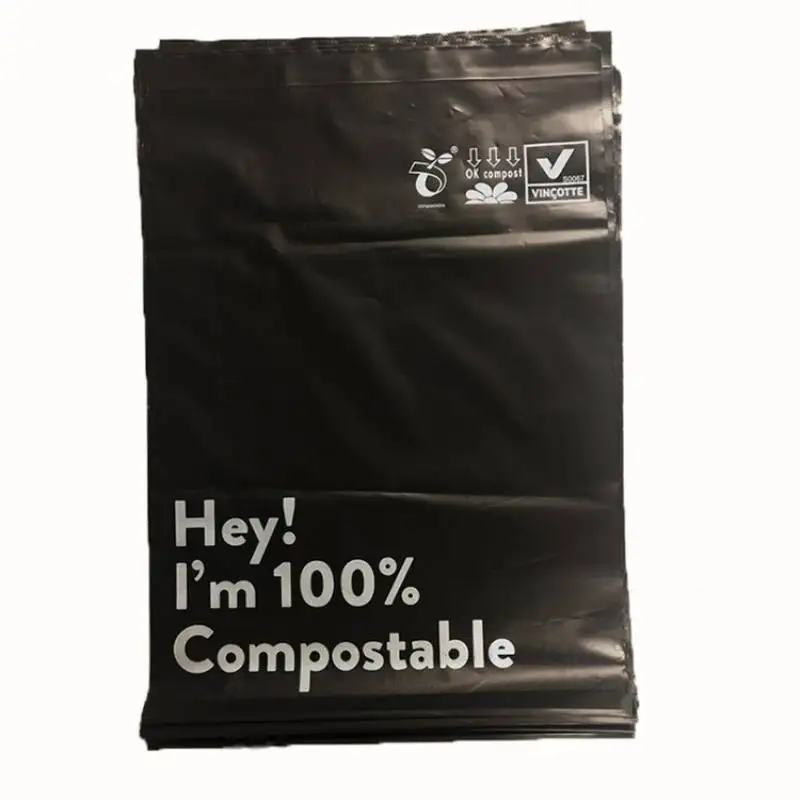 50pcs/Lot Eco-Friendly Courier Bags 100% D2W Biodegradable Poly Self Adhesive Clothing Mailing Envelope Bag Waterproof Pouch Ba