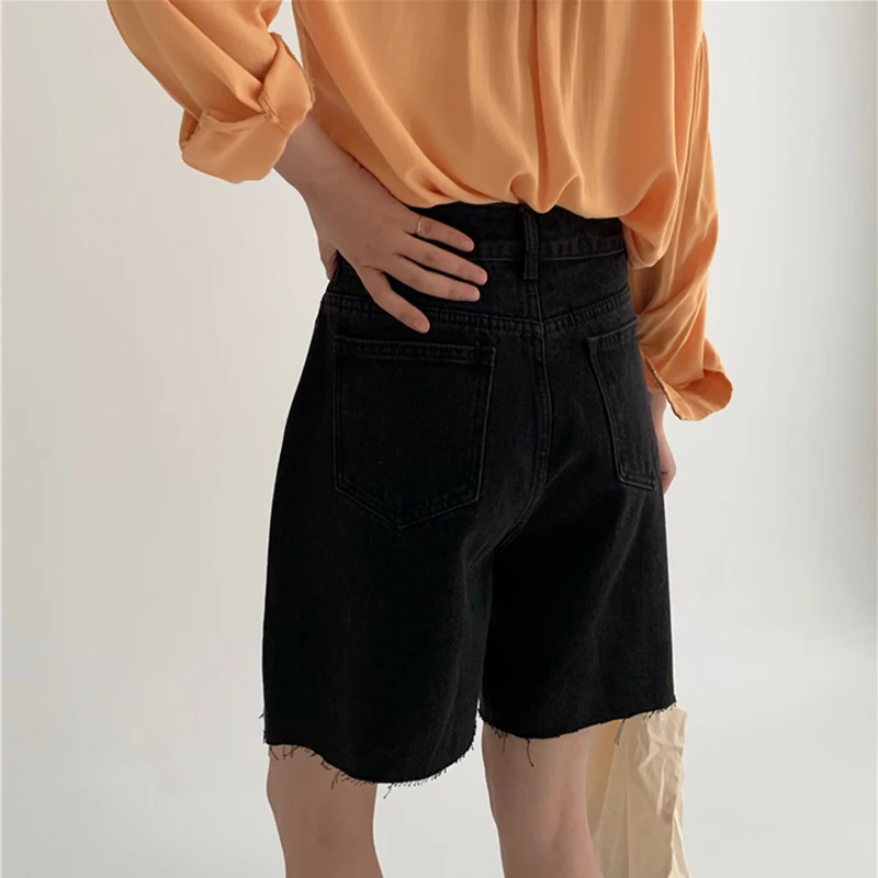 Jean Shorts Women Summer Casual Loose Bike Shorts Korean Style Denim Shorts Streetwear Short Pants Women Jeans Shorts