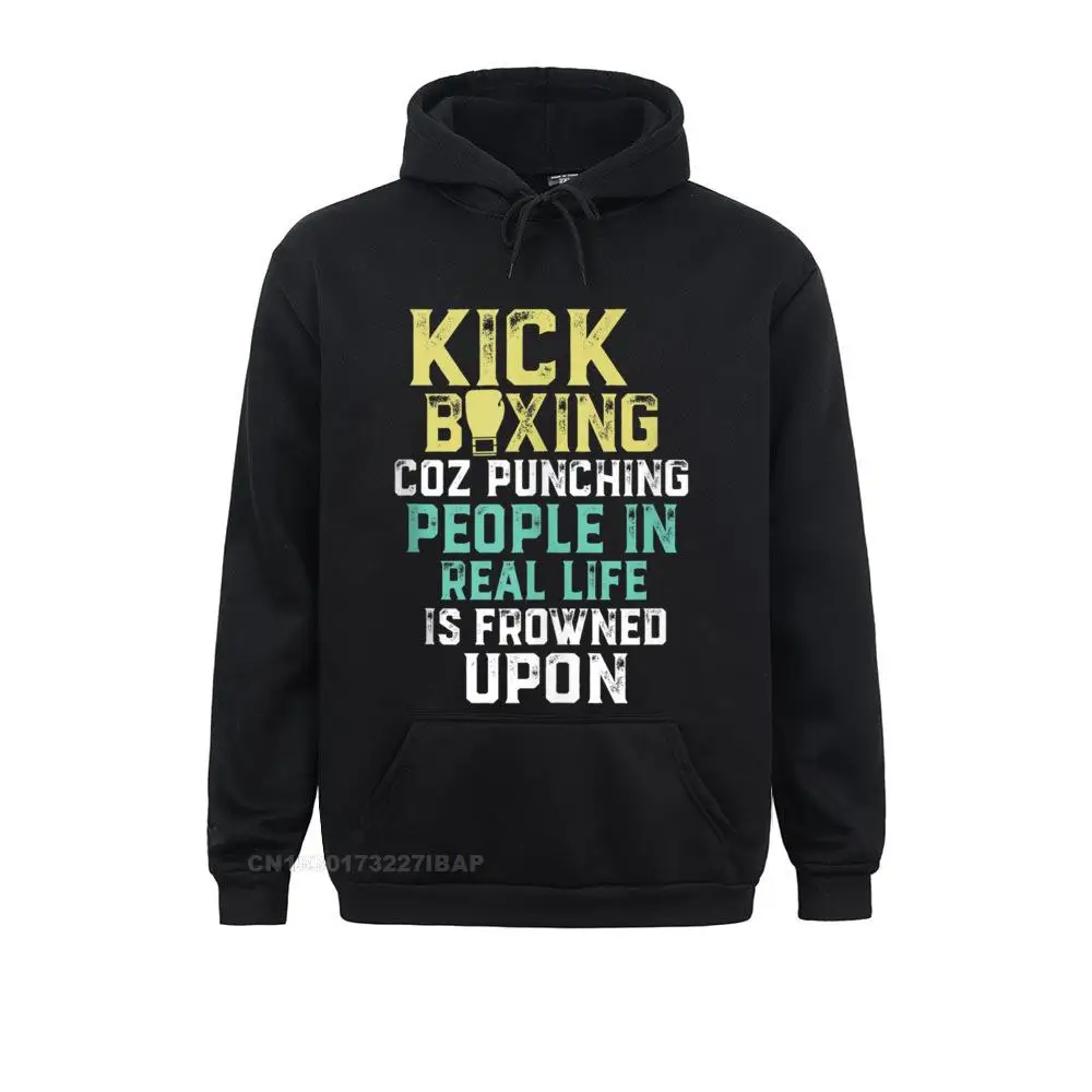 

Punching People Is Frowned Upon Funny Sarcastic Kickboxing Hoodie Sweatshirts Group Newest Hoodies Customized Hoods For Women