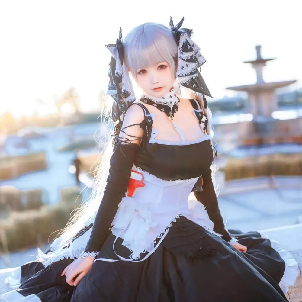 

Formidable Azur Lane Cosplay Formidable Cosplay Costume Maid dress female custom made