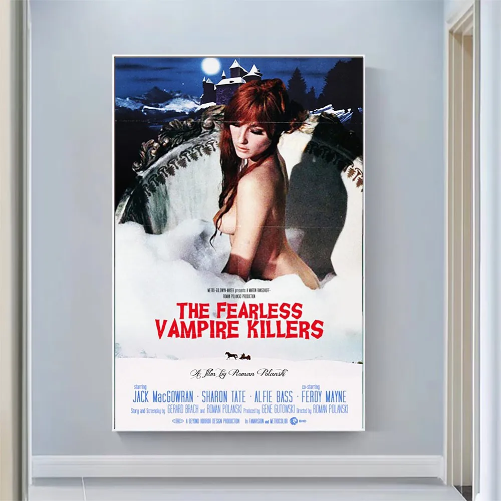 

V2678 The Fearless Vampire Killers (2) Vintage Classic Movie Wall Silk Cloth HD Poster Art Home Decoration Gift