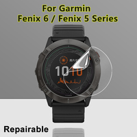 HD Clear Screen Protector For Garmin Fenix 6X 6S 6 Pro Soft Hydrogel Protective Film For Fenix 5X 5S 5 Plus -Not Tempered Glass