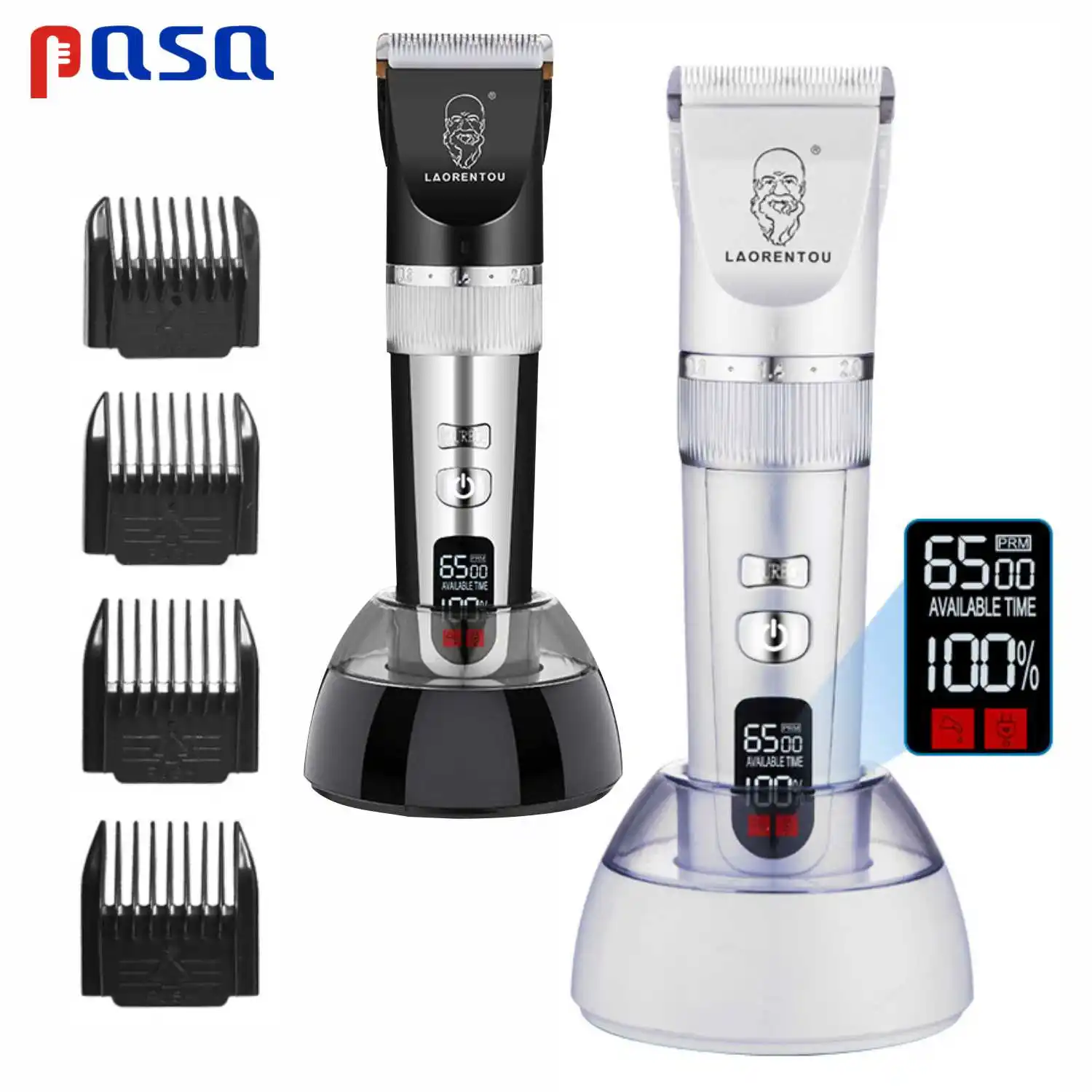 

Electric Hair Clipper Family Suit Hair Beard Trimmers Machine Cordless Barber Professional Set LCD Display Cutting