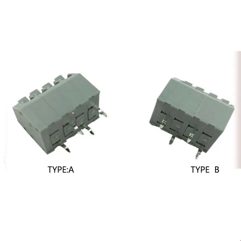 Spring PCB connection terminal KF250-2.5mm/2.54mm/3.5mm/7.0mm spacing screw-free spring press terminal can be spliced 250A/250B