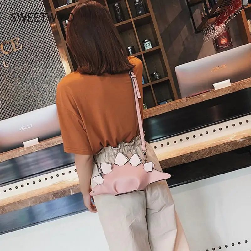 Creative Chameleon Cartoon Handbags Flap 3D Funny Dinosaur Animal Messenger Bag Panelled Shoulder Crossbody Bags for Women 2021