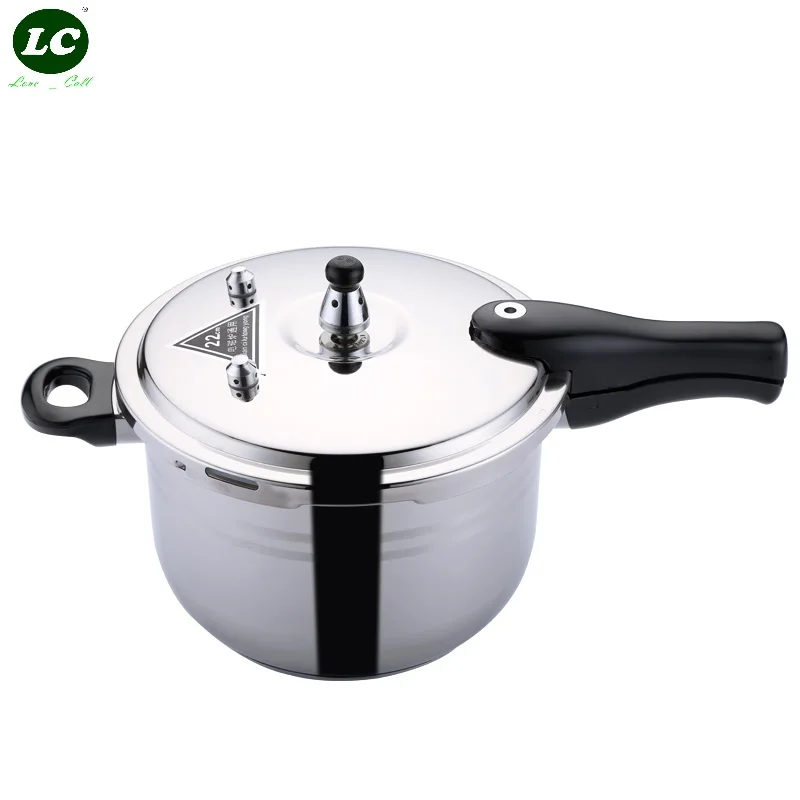 Stew Pot Casserole Household SS#304 stainless steel Pressure Cooker, Gas cooker 2-16Litre Ggeneral Pressure Cooker18/22/24/32cm