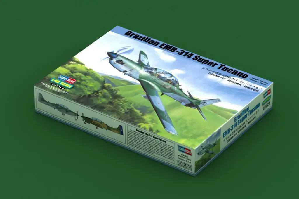 

Hobby Boss 81727 1/48, бразильская модель, супер тукана, модель hobbyboss EMB-314 Kit