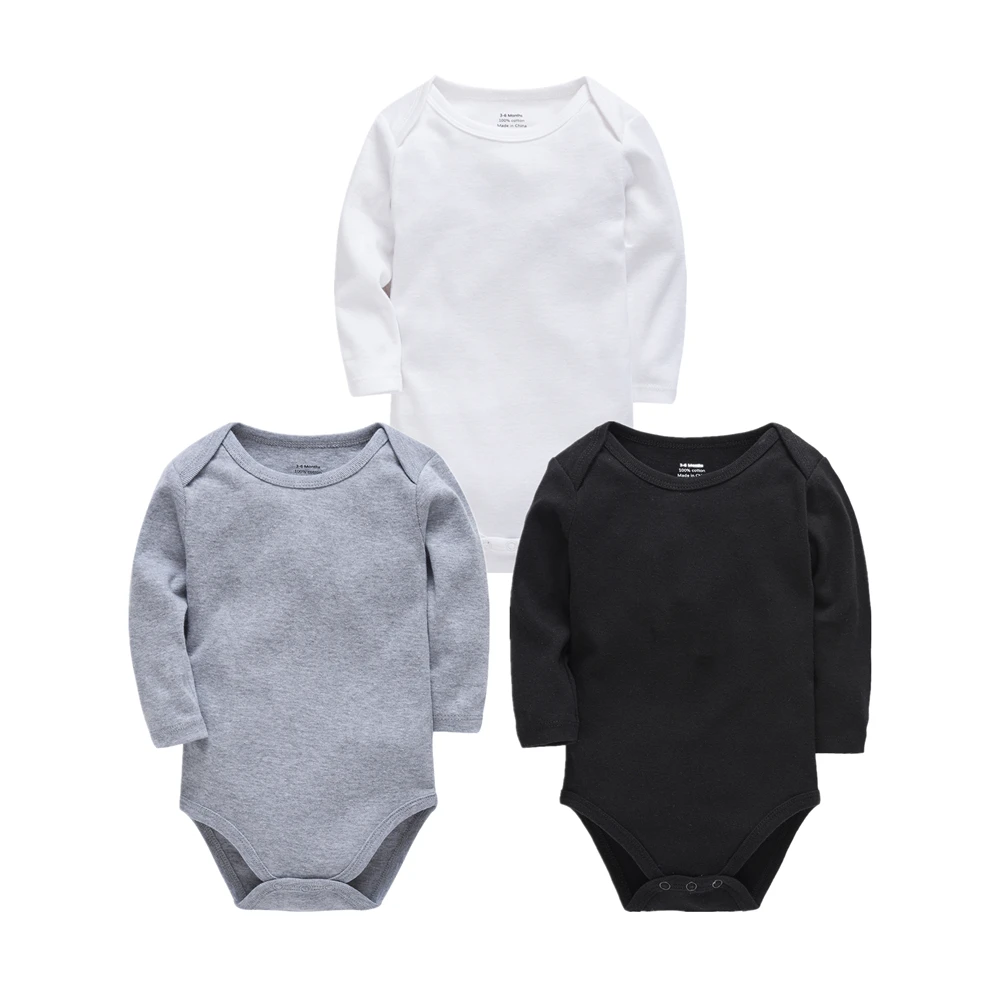 

3pcs Baby Pyjamas Newborn Girl Boy Pijamas bebe fille Cotton Breathable Soft ropas bebe de Newborn Sleepers Baby Pjiamas