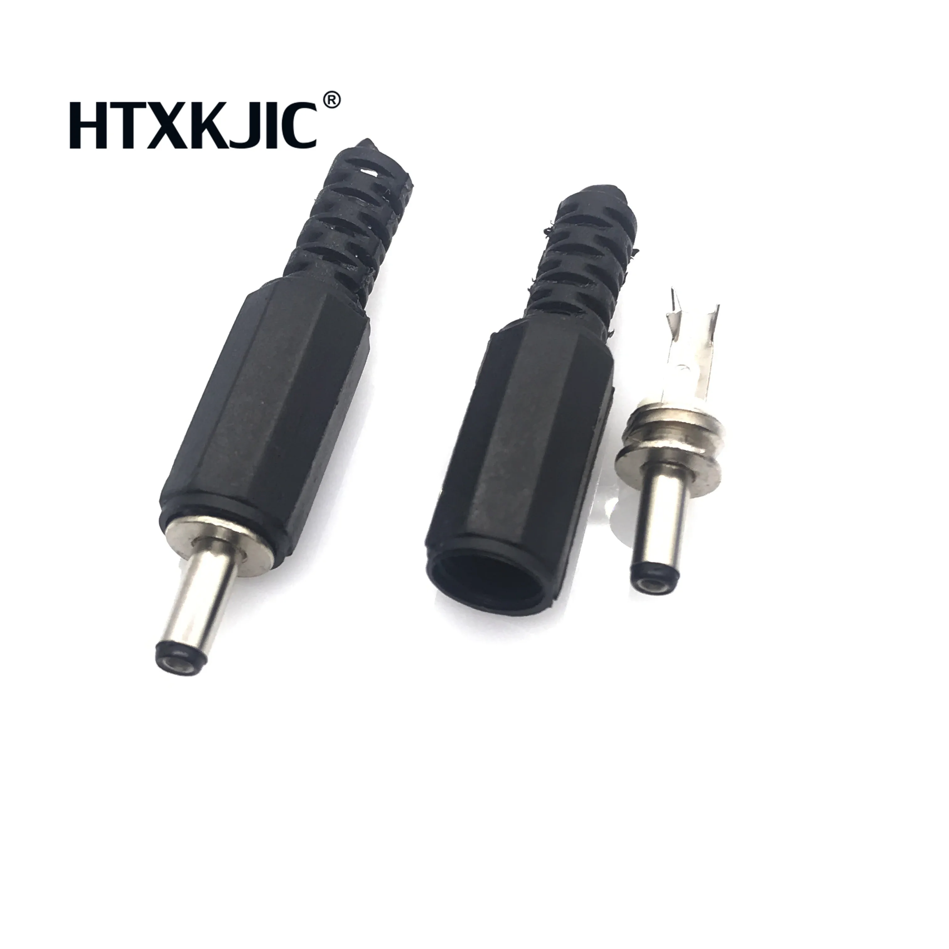 

100pcs DC Power Plug ABS 3.5*1.35 Male Female Connector 3.5mmDC male welded sheath plug