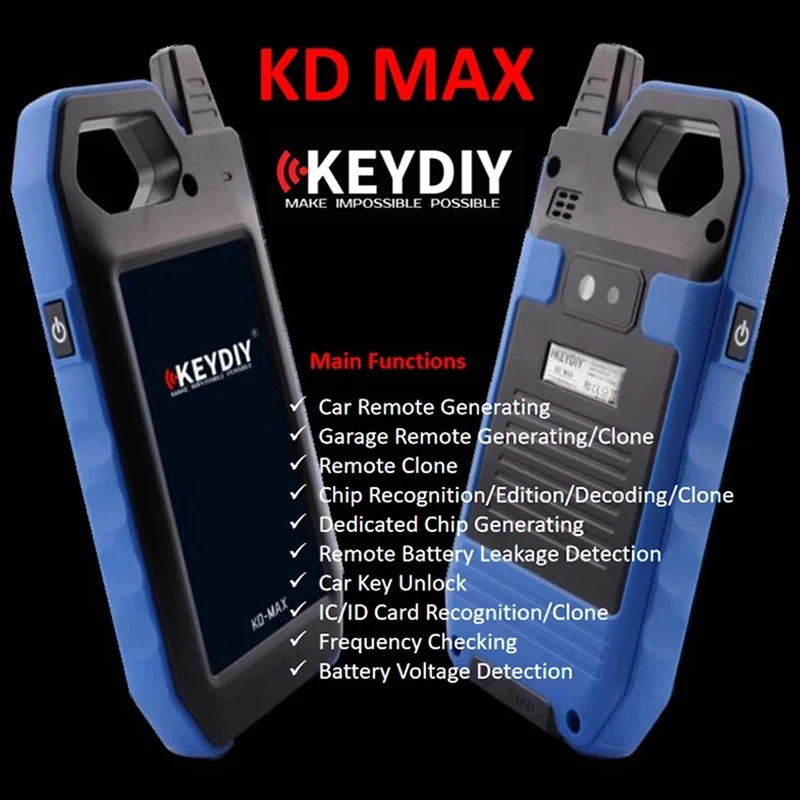 KEYDIY KDMAX Car Key Programmer Auto Remote Generator / Chip Reader / Frequency Tester Mutil-functional Smart Device KD MAX