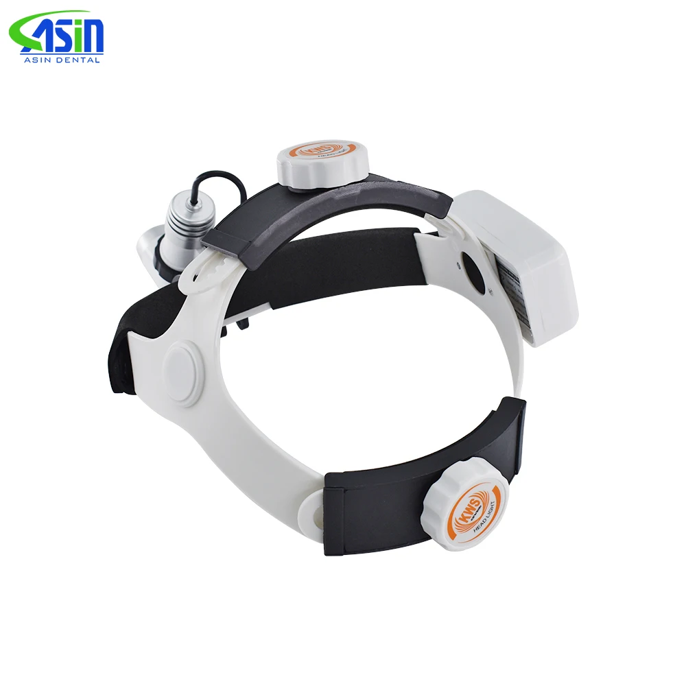 KD-203AY-4 Medical Surgical Headlight Dental Head Lamp 3W Spot Brightness Adjustable with Two Pcs Batteries dentistry tools