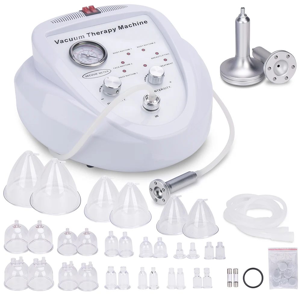 

30 Cups Breast Enhancers Vacuum Therapy Machine Buttocks vacuum Lifter Body Shaping Breast Enlargement Butt Lifting Hip Enhancer