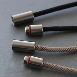 Titanium Paracord Rope DIY Pendant Connection Outdoor EDC DIY Rope Buckle Connect Button Titanium Alloy Pendants