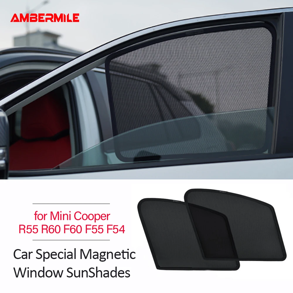 Car Side Rear Window Sunshade for Mini Cooper F54 F55 F60 R55 R60 Countryman Visor Window Anti-Mosquito Curtains Protector Cover