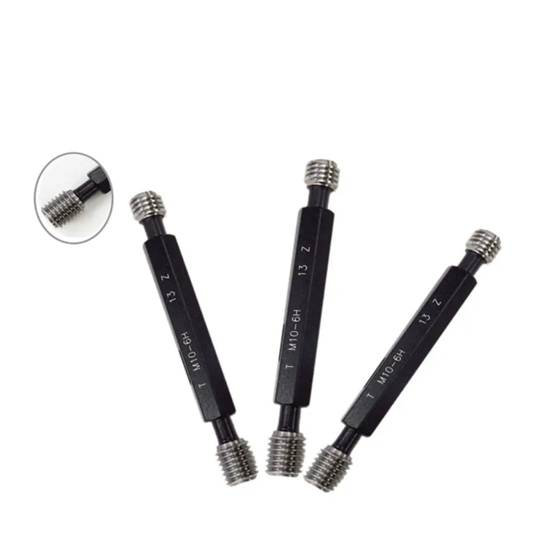M2x0,4 / M4 / M5 / M8 6H calibre de enchufe de rosca métrica diámetro exterior calibre de enchufe de rosca de tornillo liso personalizar Go Nogo