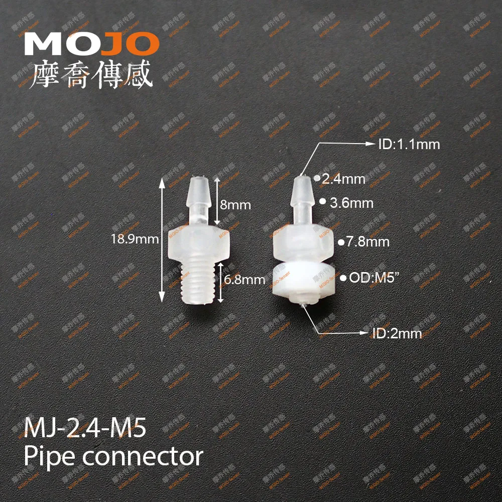 MJ-2.4-M5 직선 노즐 커넥터(100PCS/LOTS)