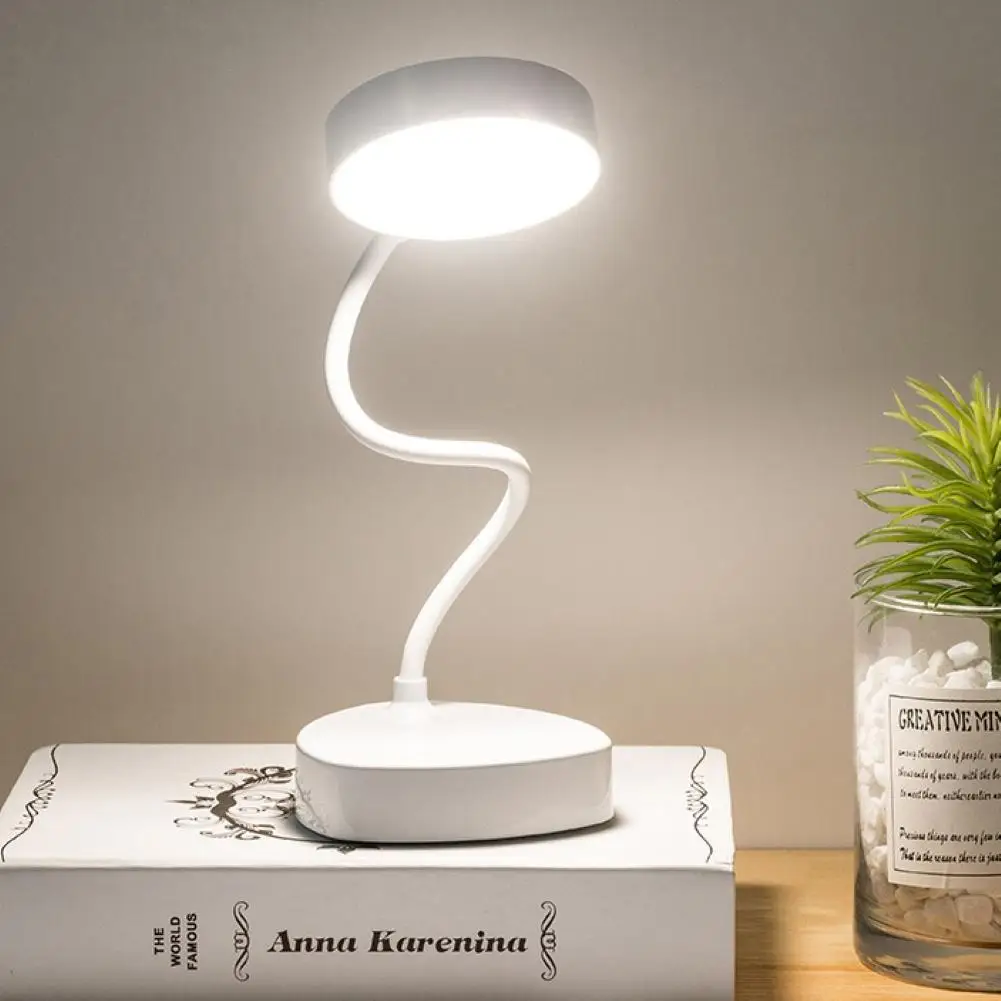مصباح LED قابل للطي يعمل باللمس ، قابل لإعادة الشحن ، USB ، حماية العين ، مثالي للدراسة أو طاولة السرير.
