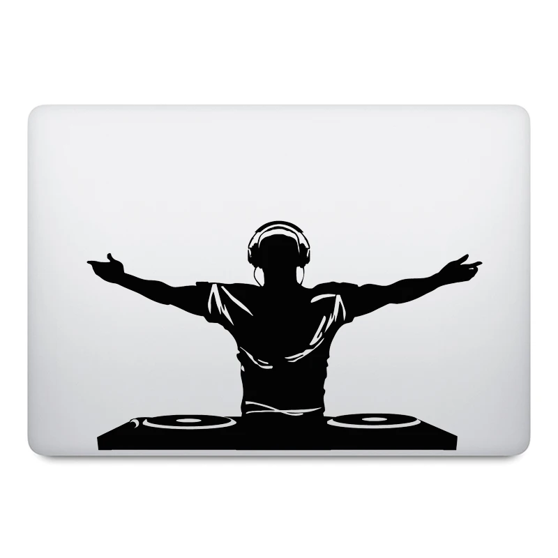 DJ Turntable Laptop Sticker for Apple Macbook Pro Air 11 13 Retina 12 15 Inch Mac Book Skin Vinyl HP Chrome Notebook Decal Decor