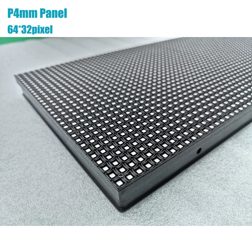 256*128Mm P4mm Led Matrix Led Sign Outdoor 64*32 Pixel Fulll Warna Led Module Rgb Smd taksi Led Display LED Panel Publisitas Dinding