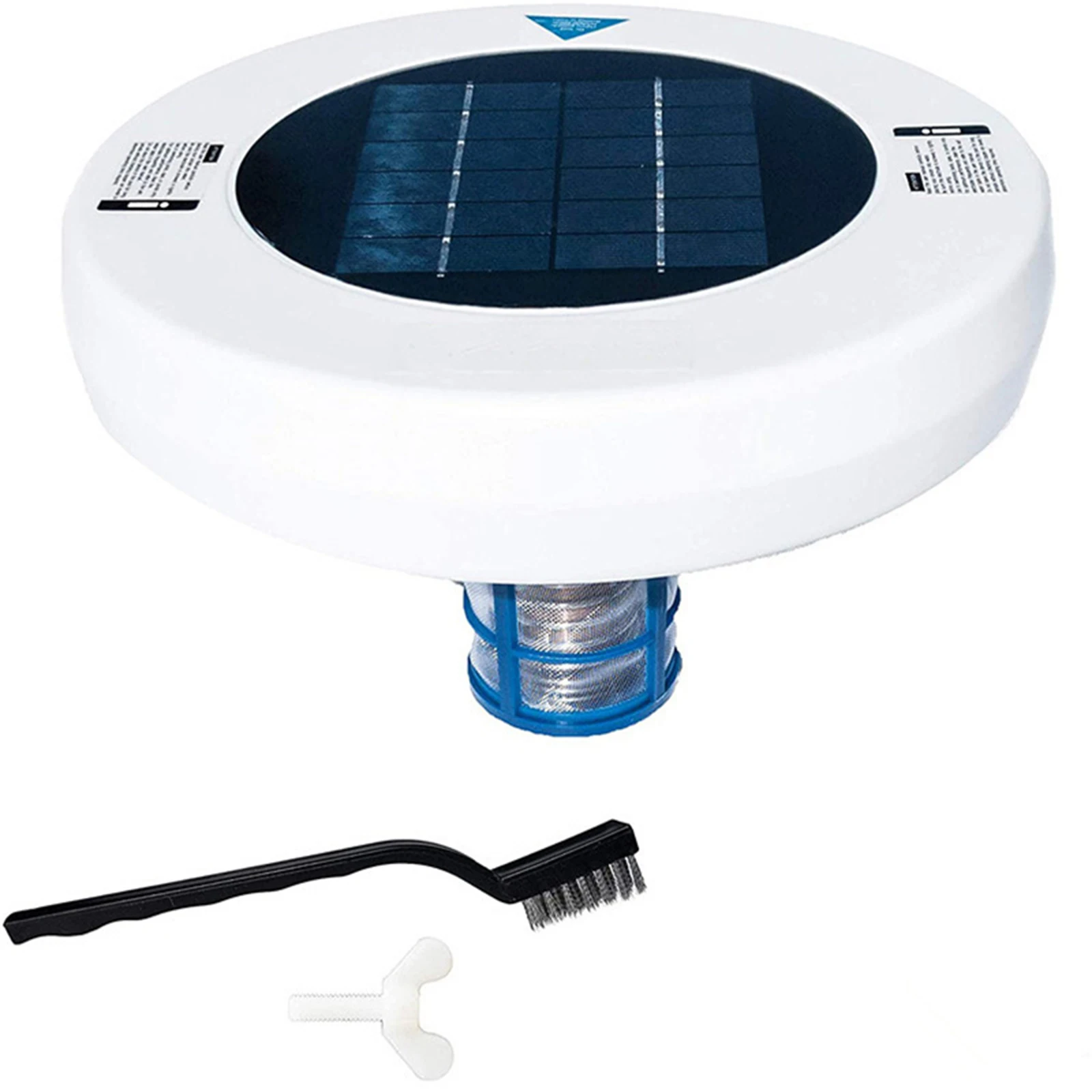 Solar Pool Ionizer Solar Powered Pool Cleaning Tool Automatic Pools Cleaner Ionizer for All Pools Outdoor Tubs Water Purifier