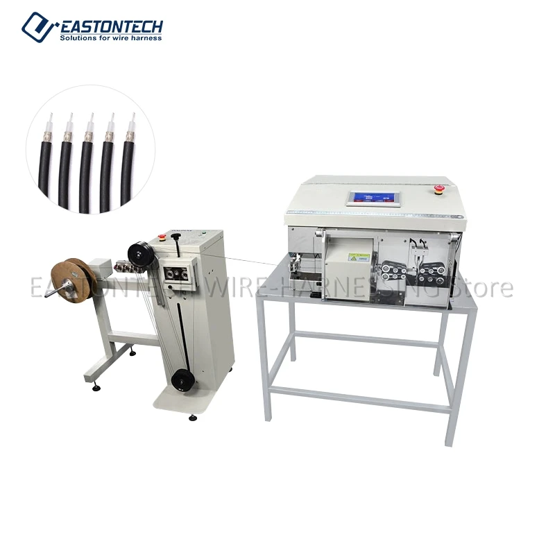 EASTONTECH EW-06H-1 Full Automatic Cable Cutting Machine Cable Stripping Machine Max Peeling 8 Layers