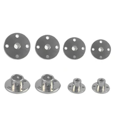 10pcs Pipe Fitting Flange Rigid Flange Coupling Motor Guide Shaft Coupler 3/4/5/6/8/10/11/12/14mm Motor Connector
