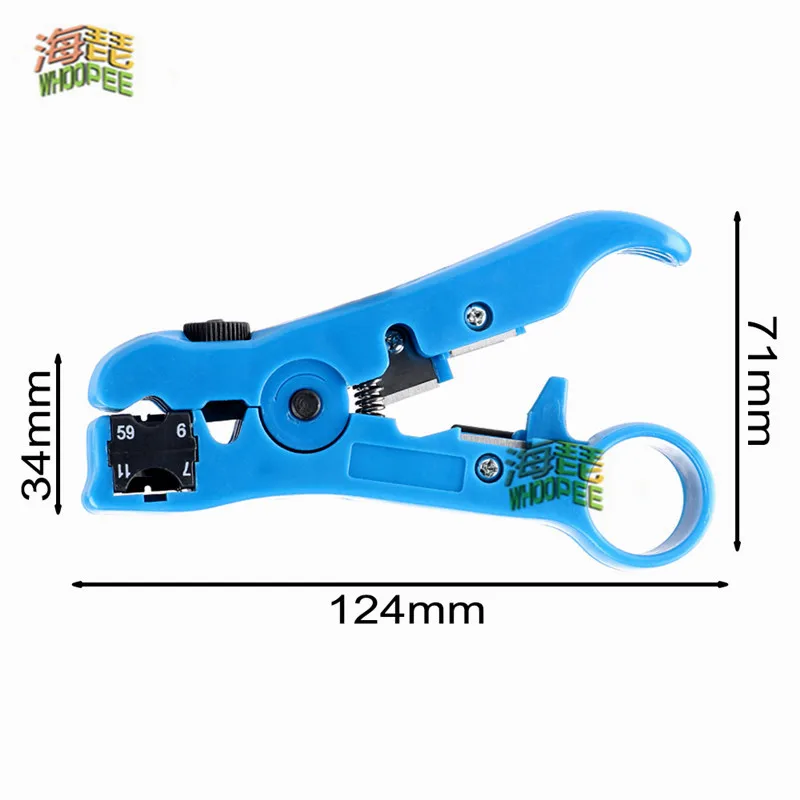 Multi-functional Electric Stripping Knife Pliers Tools Coaxial Cable Wire Pliers Cutter Striper For UTP/STP RG59 RG6 RG7 RG11