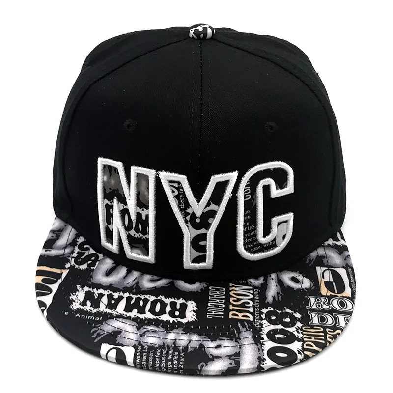 New Brand NYC Graffiti Baseball Cap Men Women Embroidery Letter Snapback Hat Casquette Summer Sports USA Hip Hop Cap Gorras