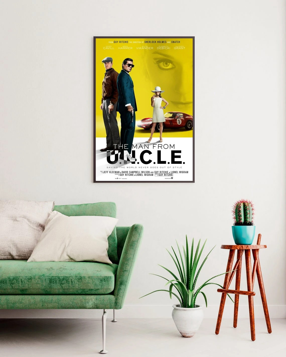 الرجل من U.N.C.L.E. الفيلم المشارك يغطي قماش الفن صور مطبوعة الملصقات الكلاسيكية والشعبية ديكور المنزل لوحات الحائط