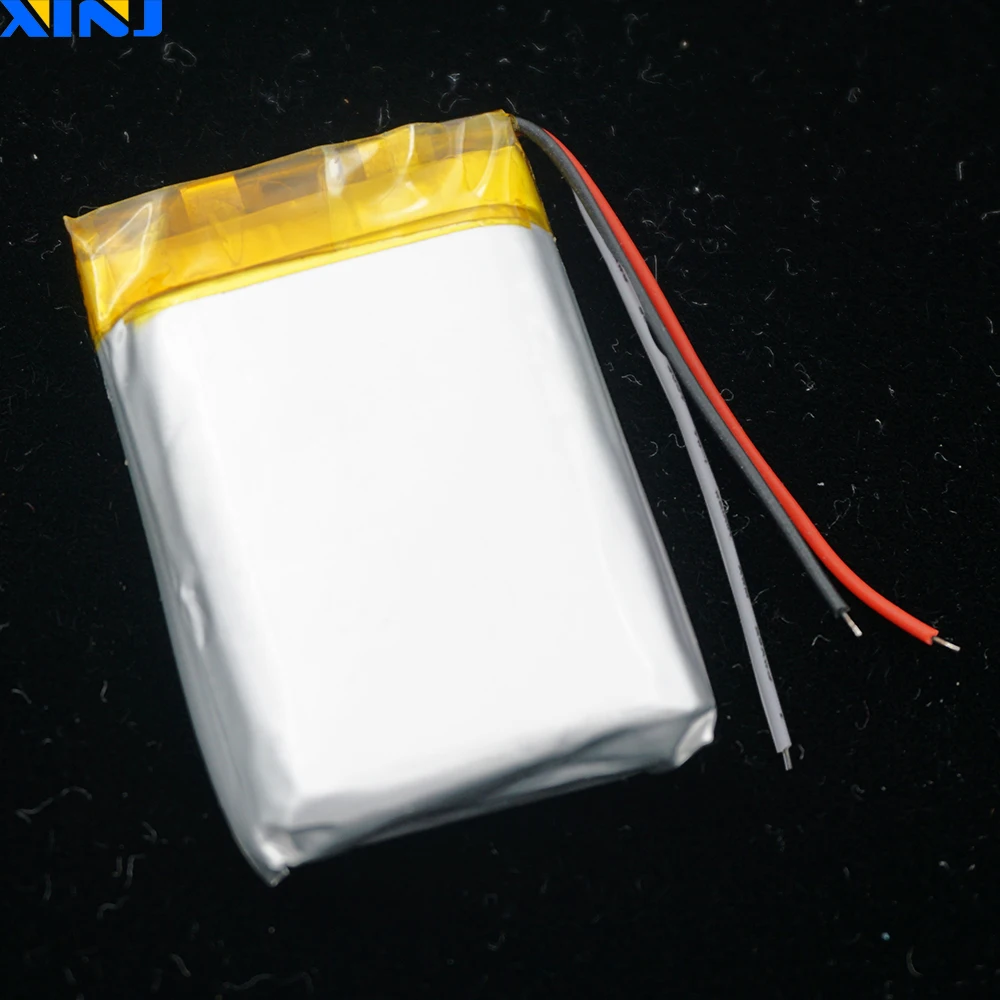 3.7V 700 mAh 802535 Thermistor 3 Wires Li-Polymer Li Lithium Lipo Battery For GPS Sat Nav MP4 Driving Recorder Camera DIY PSP