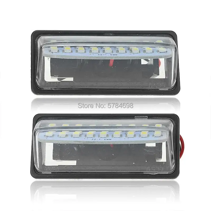 2 sztuk tablicy rejestracyjnej LED oświetlenie tablicy rejestracyjnej światła samochodowe 1 para 18 3528 SMD pasuje do Nissan TEANA J31 J32 Maxima Cefiro Altima Rogue Sentra