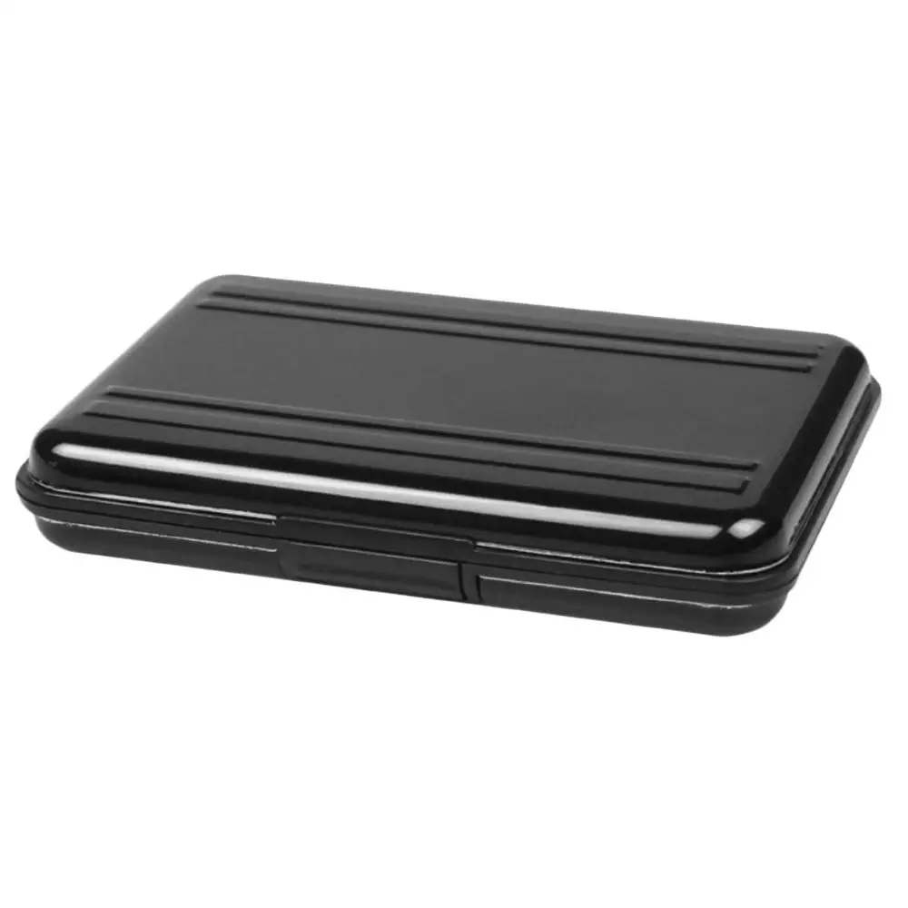 8 Slots Aluminum SD Micro Digital Memory Card Case Holder Organizer Storage Box Media SD SDHC SDXC TF Card Case Storage