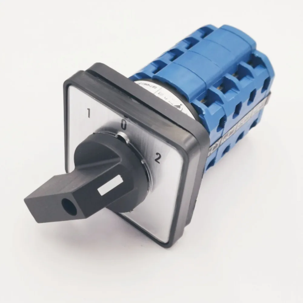 Electric 3 Position 16 Terminals Rotary Cam Changeover Switch 660V 20A