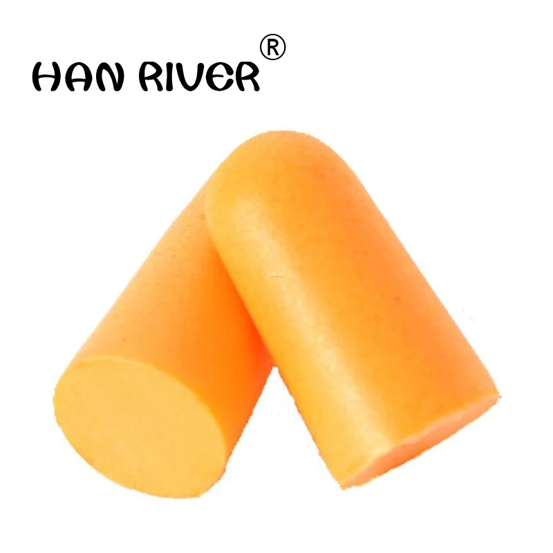 HANRIVER 10pairs Noise Reduction Earplugs Comfort Foam Soundproof Work Learning Sleep Labor Protection Earplugs