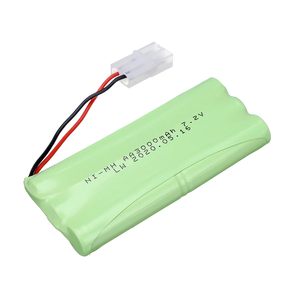 Bateria 7.2v do samochodów RC zbiorniki robotów łodzie pistoletowe bateria do zabawek akcesoria 7.2v 3000mAh AA akumulator NiMH + ładowarka 7.2v