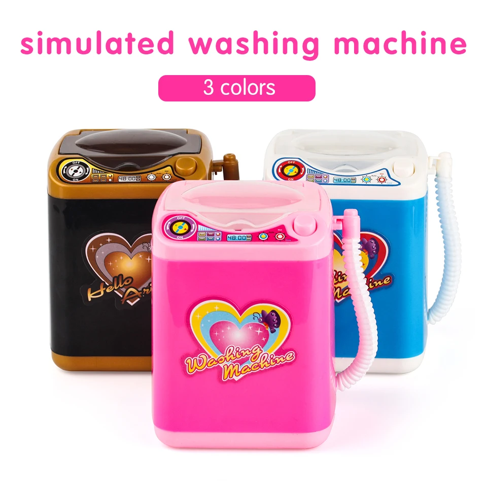 NEWCOME Mini Electric Washing Machine Makeup Brush Cleaner Device Automatic Cleaning Washing Machine Mini Toy