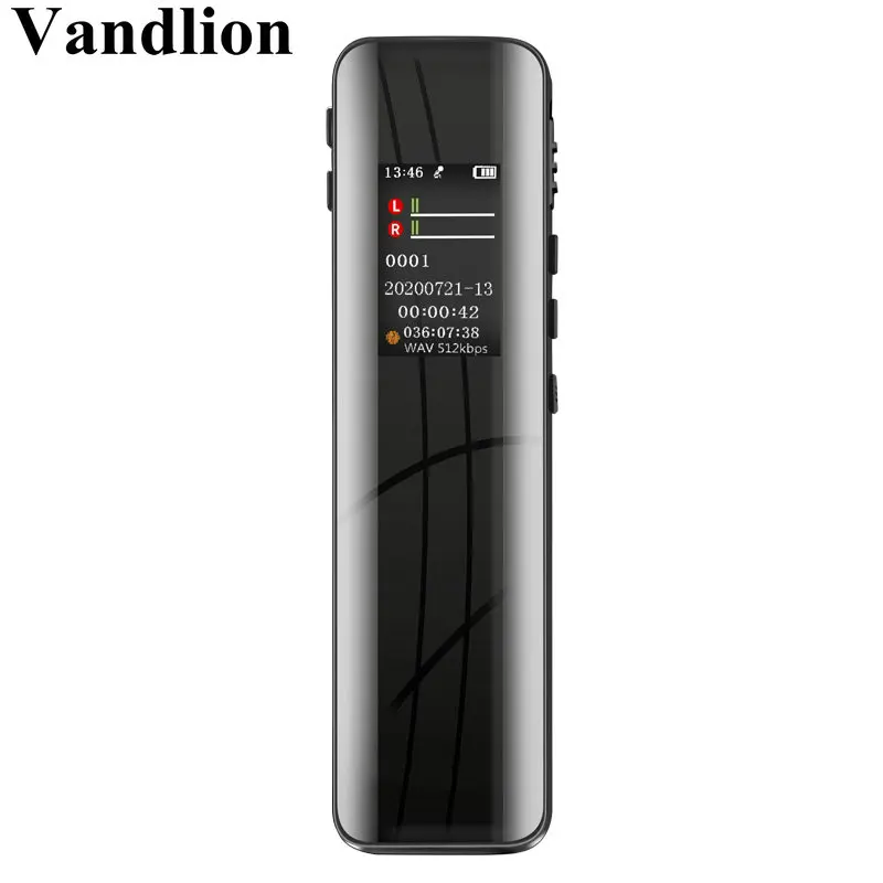 V95 Digital Voice Recorder 32GB 64GB Multifunction 5 Sensitive Level Voice Activated Recording TelePhone Recording MP3 Player