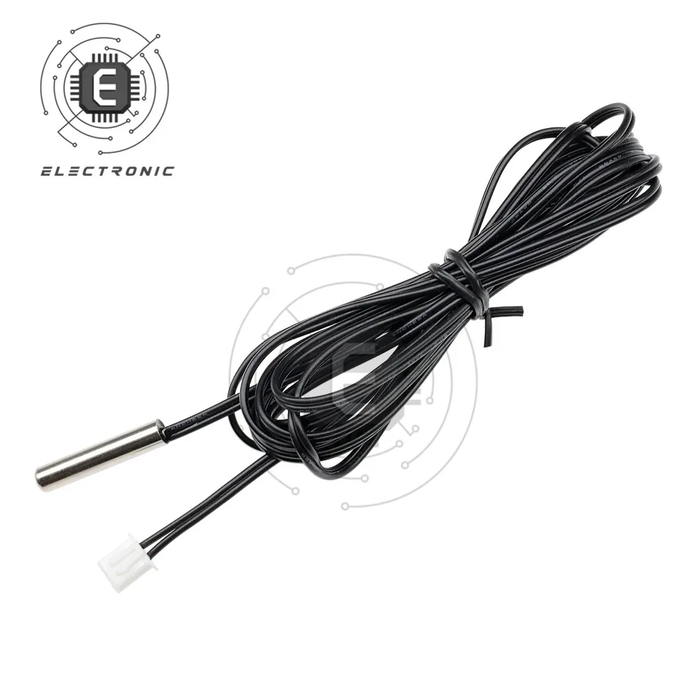 0.5M/1M/3M impermeabile NTC 10K 1% 3950 precisione termistore sensore di temperatura cavo cavo sonda cavo termico