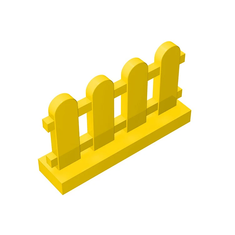 10pcs MOC Brick Parts 33303 Picket Fence 1 x 4 x 2 Paled Compatible Building Block Particle DIY Kid Puzzle Brain Toy Gift