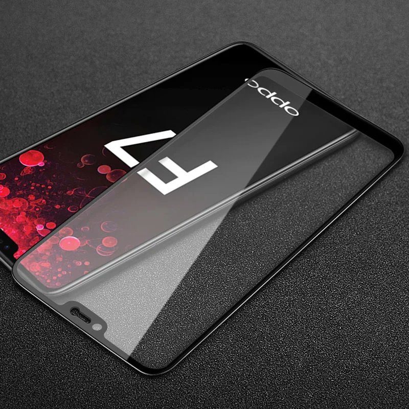 Tempered Glass For OPPO F7 Screen Protector OPPO F7 Tempered Glass for OPPO R7 R9 R9S R11 R11S R15 Plus Full Cover Protect Film