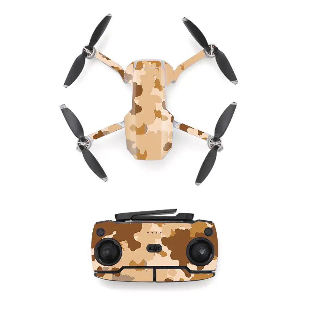 Camouflage Style Waterproof skin Sticker for DJI Mavic Mini Drone And Remote Controller Decal Vinyl Skins Cover 8 Styles