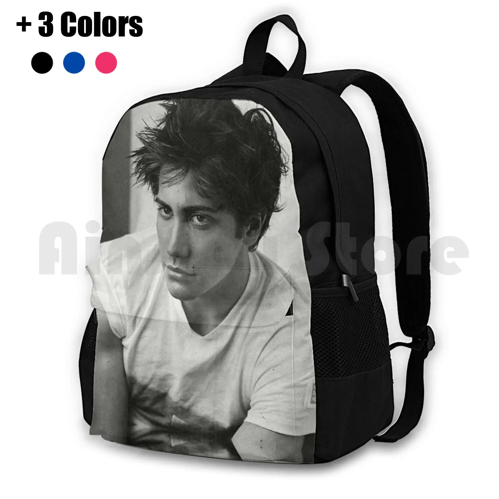 Young Jake Gyllenhaal Outdoor Hiking Backpack Riding Climbing Sports Bag Young Actor Jake Gyllenhaal 90s 1990 American Usa