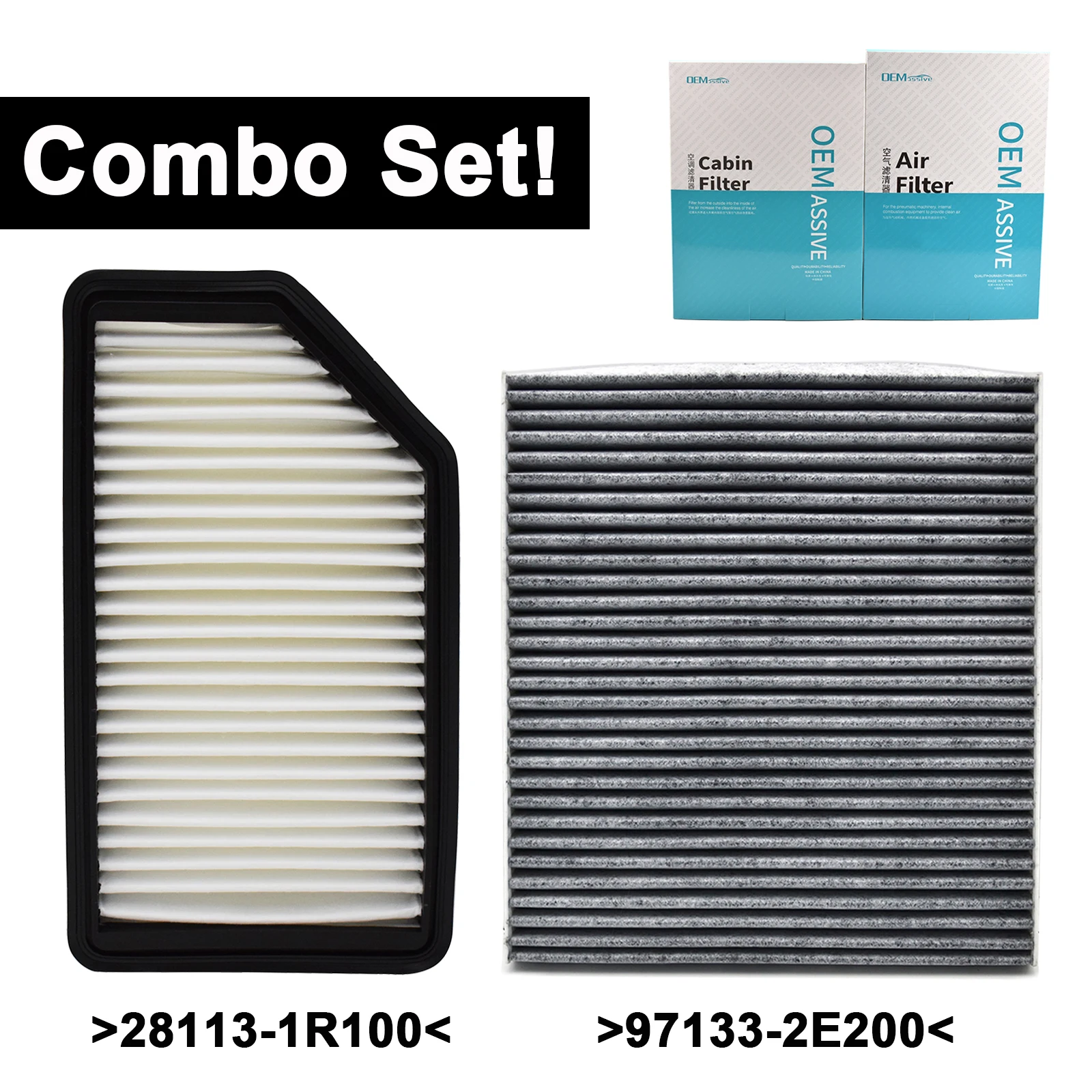 

Car Engine Cabin Pollen Air Filter 28113-1R100 97133-2E200 For Hyundai Accent 4 Veloster Kia Rio 3 2012 2013 2014 2015 2016 2017