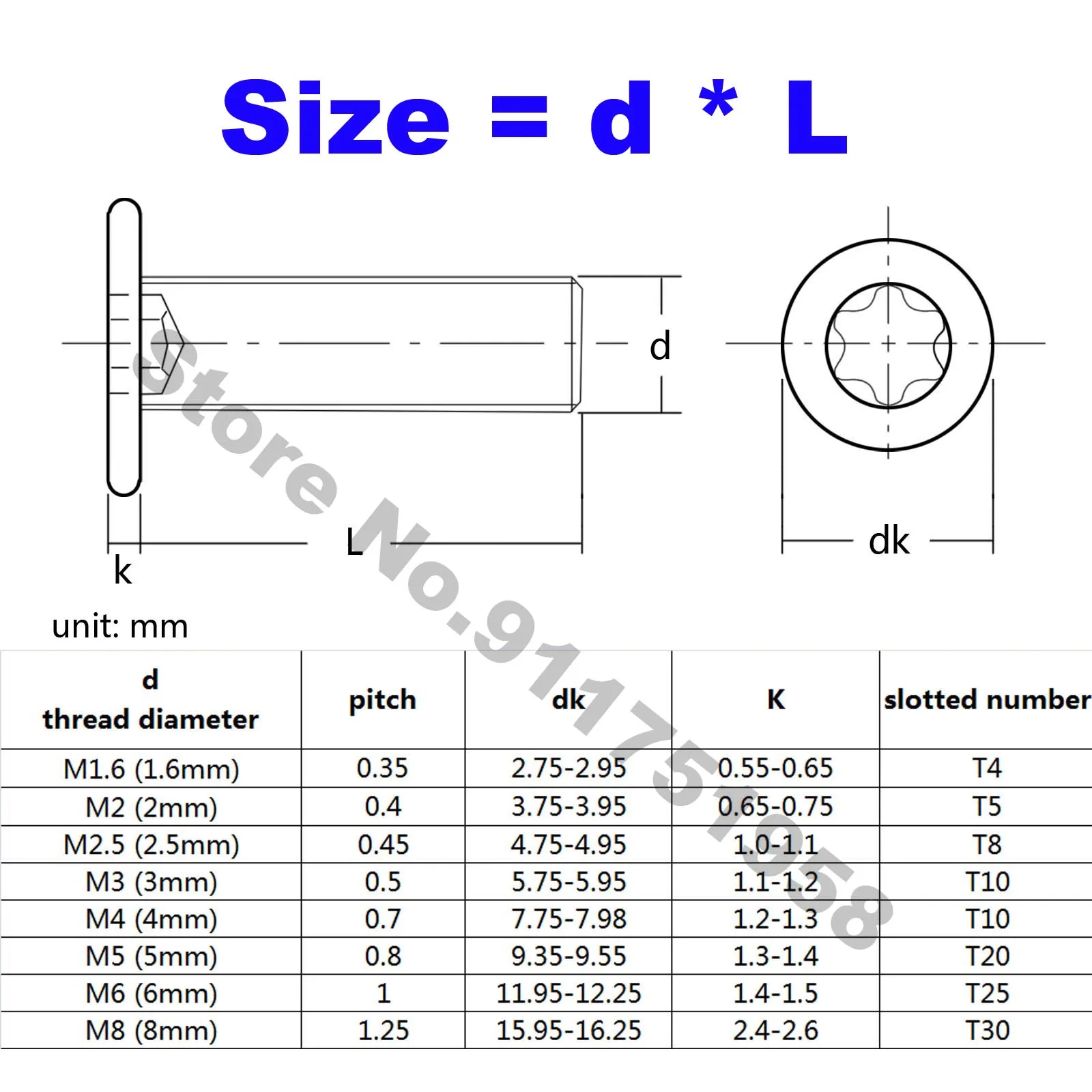 5/50pcs M1.6 M2 M2.5 M3 M4 M5 M6 M8 A2-70 304 Stainless Steel CM Six-Lobe Torx Ultra Thin Super Low Flat Wafer Head Screw Bolt