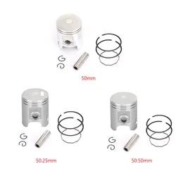 Topteng Piston Kit & Rings Set Fit for Yamaha CY 90 Jog / YA 90 Axis 1990-1997 3WF-11631-00-96 Motor Parts