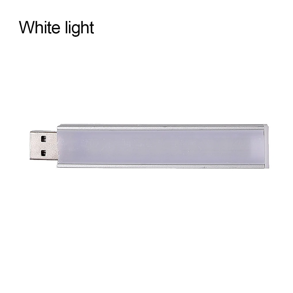 Computer Light USB LED Book Reading Lamp Energy-saving Portable Camping Laptop Light, White Light