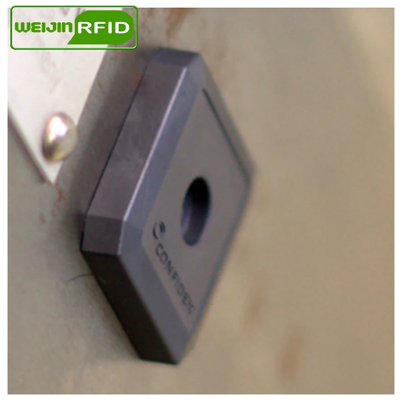 UHF RFID anty-metalowe tagi Confidex Ironside Micro 915MHz 868MHz Impinj Monza4QT 10 sztuk darmowa wysyłka trwałe pasywne tagi RFID ABS