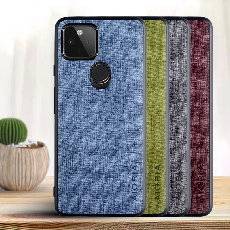 Case for Google Pixel 4A 5G leather cover hard mix soft full protect case